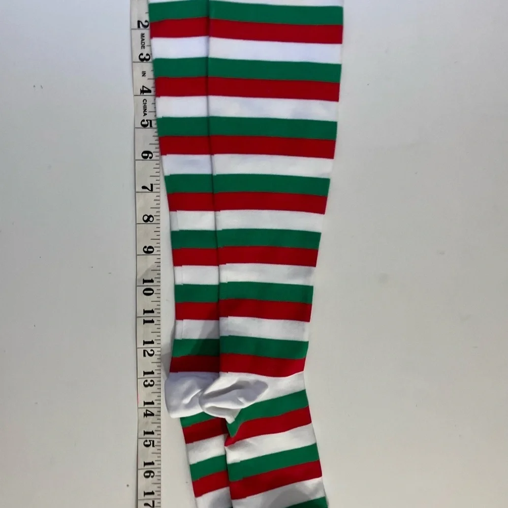 Festive Christmas Striped and Argyle Socks